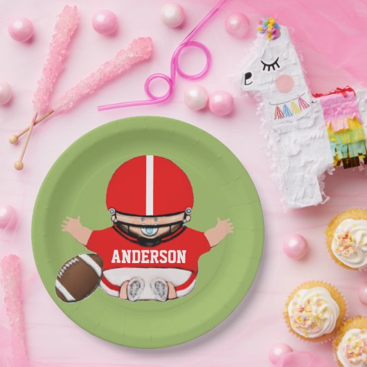 Football Baby shower Papieren Bordje (Feest)