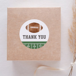 Football Baby shower Ronde Sticker