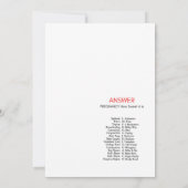 Football Baby shower spel, Voetbal - bewerkbare na Kaart (Achterkant)