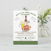 Football Baby shower Tailgate koppels Spel Dag Kaart (Staand voorkant)