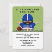 Football Baby shower Uitnodiging (Voorkant)