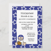 Football baby shower uitnodiging (Voorkant)