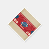  Football Baby shower Welkomstbord Servet (Hoek)