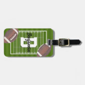 Football Bagagelabel (Voorkant horizontaal)