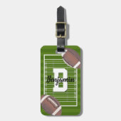 Football Bagagelabel (Voorkant verticaal)