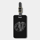 Football Bagagelabel (Voorkant verticaal)