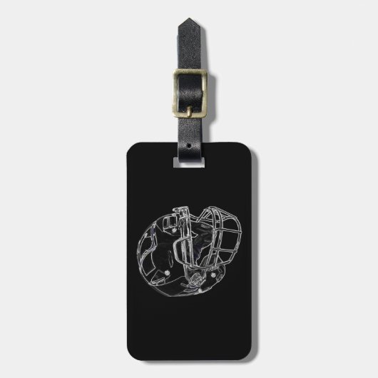 Football Bagagelabel (Voorkant verticaal)