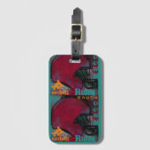 FOOTBALL BAGAGELABEL (Voorkant (verticaal))