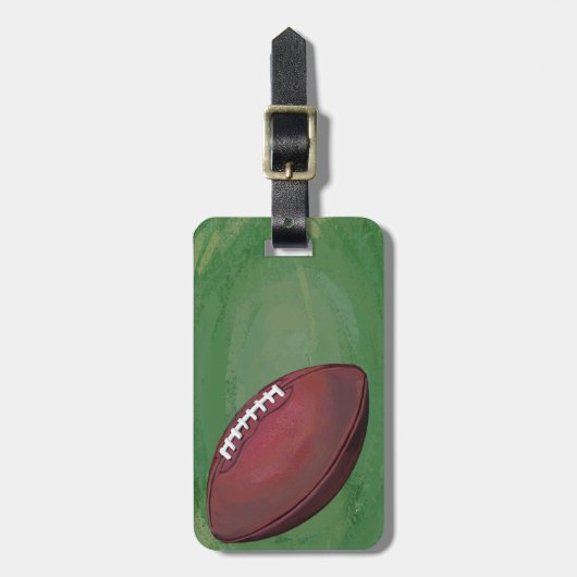 Football Bagagelabel (Voorkant verticaal)