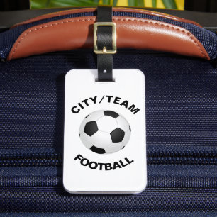 Football Bagagelabel
