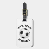  Football Bagagelabel (Voorkant verticaal)