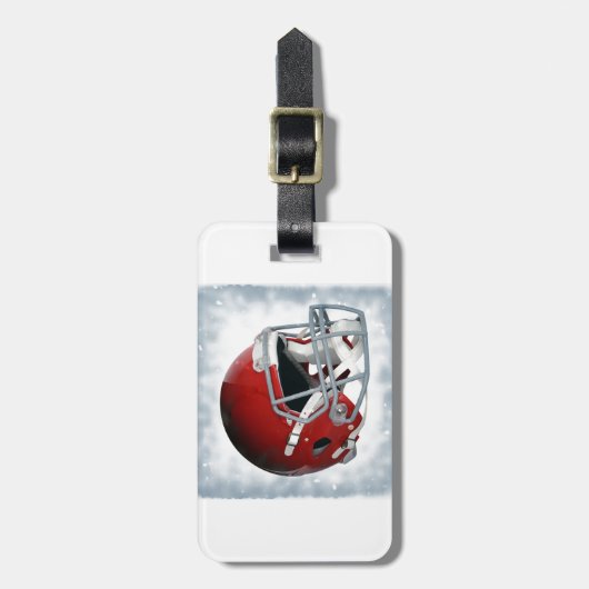 Football Bagagelabel (Voorkant verticaal)