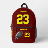 Football bal rugzak middelbare school Rby (Voorkant)