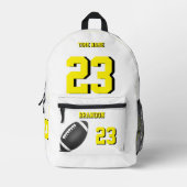 Football bal rugzak middelbare school Wy (Voorkant)