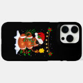 Football bal Snowman Santa Hat Vrolijk Kerstfeest Case-Mate iPhone Case (Achterkant (horizontaal))