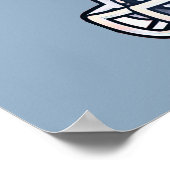 Football balhelm Cartoon foto verjaardagsfeest Poster (Hoek)