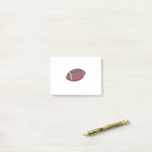 Football Ball Post-it® Notes (Op bureau)