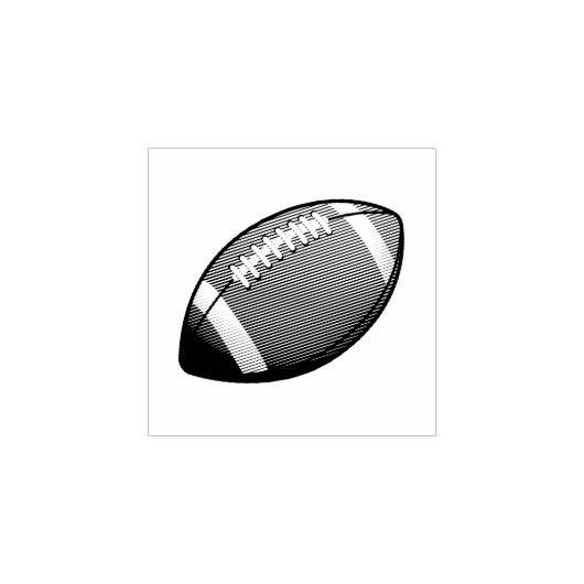 Football Ball Rubberstempel (Afrduk)