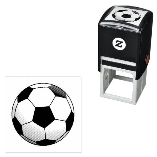 Football Ball, zelfinkend stempel (In situ)