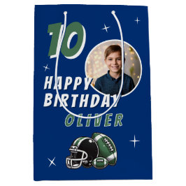 Football Ballenhelm Cartoon Foto Verjaardag Medium Cadeauzakje
