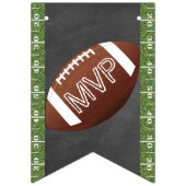 Football banner met elke leeftijd - MVP Happy Birt (Eerste vlag)