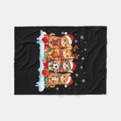 Football Baseball Basketball Player Funny Srt Chri Fleece Deken (Voorkant (Horizontaal))