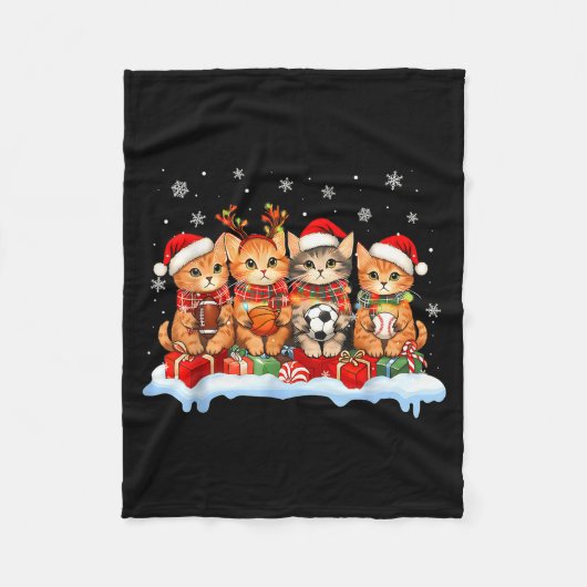 Football Baseball Basketball Player Funny Srt Chri Fleece Deken (Voorkant)