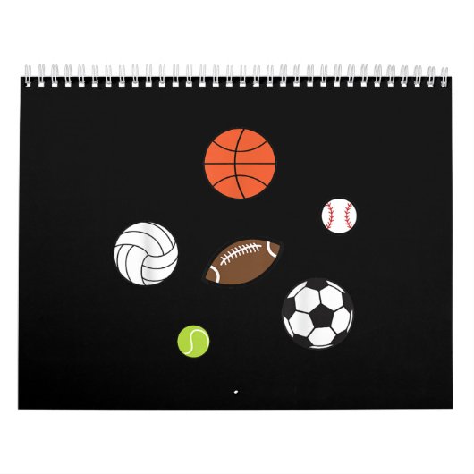Football Basketball Baseball Sportfan Kalender (Hoes)