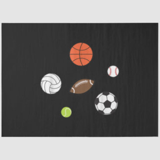 Football Basketball Baseball Sportfan Tissuepapier