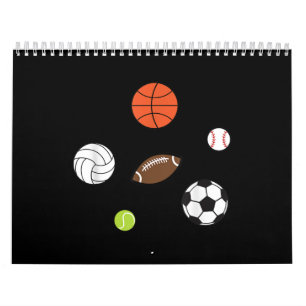 Football Basketball Baseball Sportpan Kalender