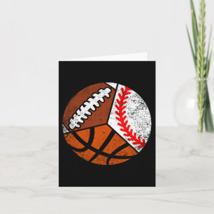 Football Basketbalspeler Funny Ball Spo Kaart