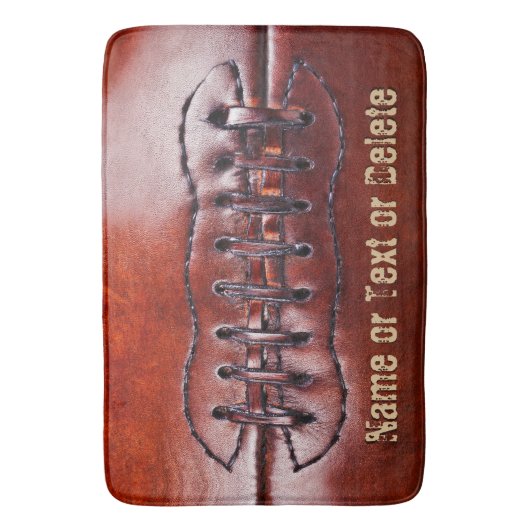 Football Bathroom Accessoires, Football Badmat (Voorkant Verticaal)