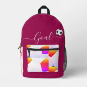 Football Bedrukte Rugzak (Voorkant)