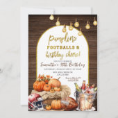 Football Beers Volwassen Man Verjaardagsfeest Kaart (Voorkant)