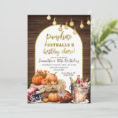 Football Beers Volwassen Man Verjaardagsfeest Kaart (Staand voorkant)