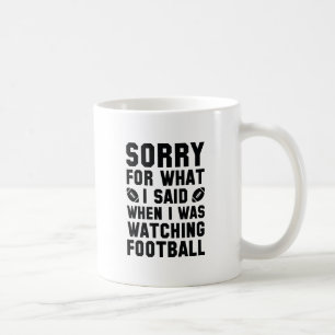 Football bekijken koffiemok