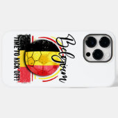 Football België Vlag,  Voetbalsport Case-Mate iPhone Case (Achterkant (horizontaal))