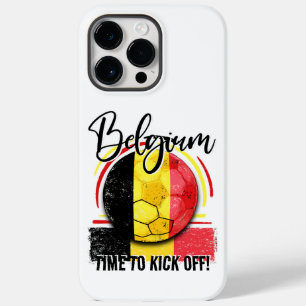 Football België Vlaggeneuro,  Voetbalsport Case-Mate iPhone 14 Pro Max Hoesje