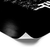 Football Belgische vlag, retro Belgisch voetbal Perfect Poster (Hoek)