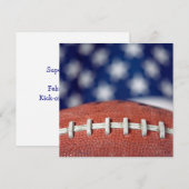 Football betreffende de vlaggenstaat kaart (Voorkant / Achterkant)