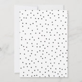 Football & Bier Baby shower Uitnodiging Chalkboard (Achterkant)