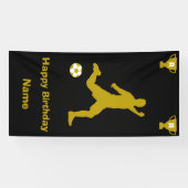 Football Birthday Banner (Horizontaal)