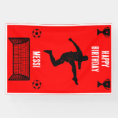 Football Birthday Banner (Horizontaal)