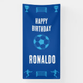 Football Birthday Banner (Verticaal)