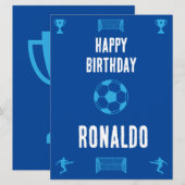 Football Birthday Banner (Voorkant / Achterkant)