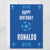 Football Birthday Banner (Voorkant)