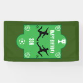 Football Birthday Banner (Horizontaal)