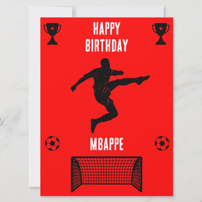 Football Birthday Banner (Voorkant)