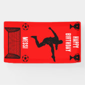 Football Birthday Banner (Horizontaal)