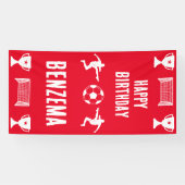 Football Birthday Banner (Horizontaal)